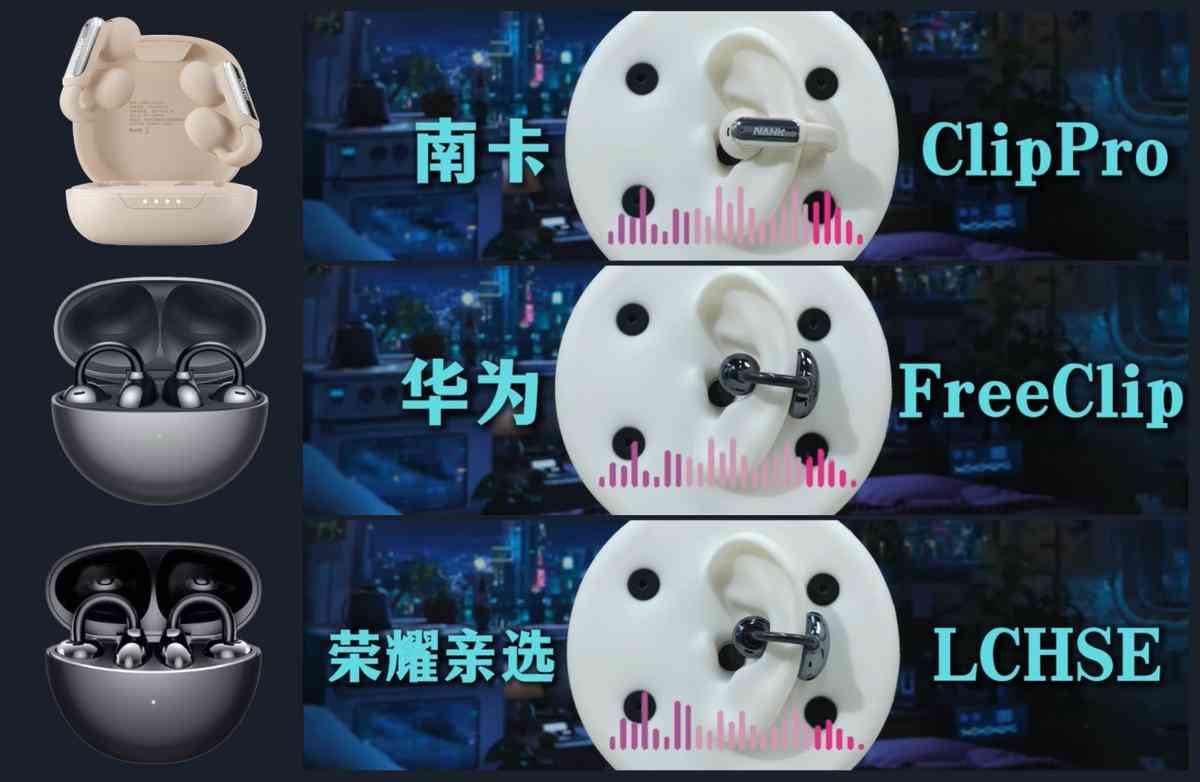 华为、南卡、荣耀耳夹式耳机全方位测评：性能对比与使用体验解析