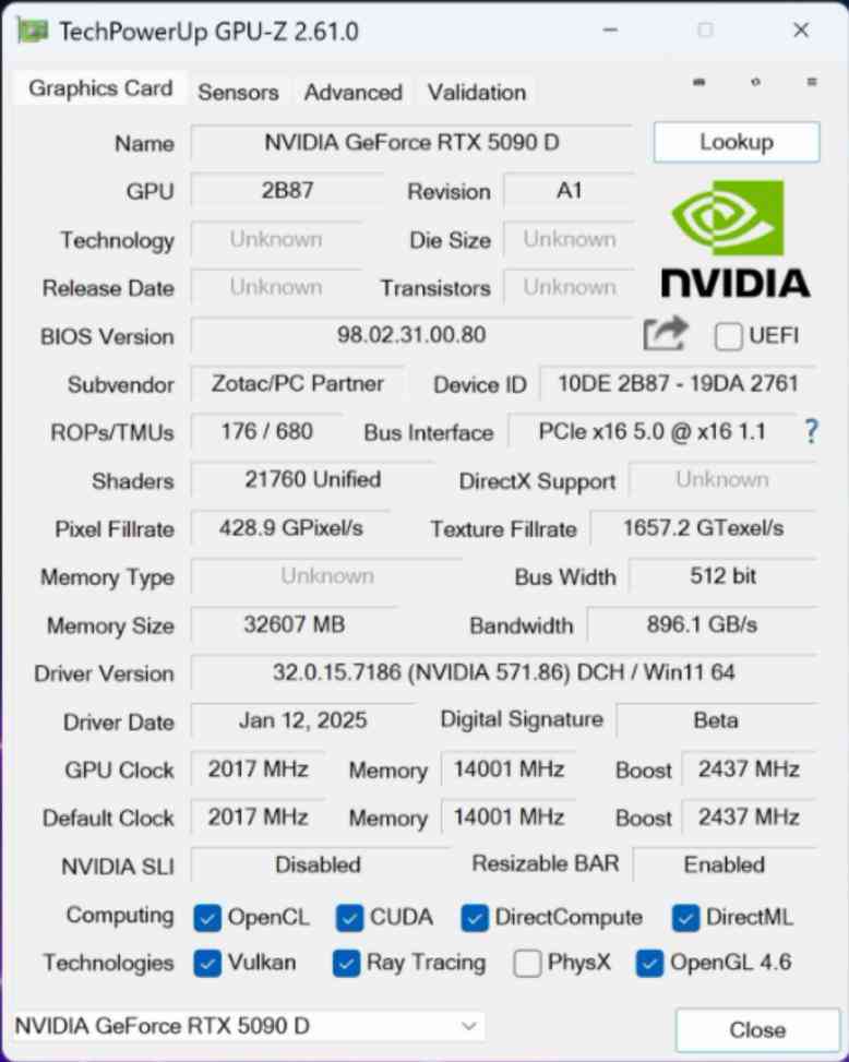 索泰RTX 5090 D 32GB SOLID OC显卡深度评测:旗舰性能新标杆 索泰RTX 5090 D 32GB SOLID OC显卡深度评测:旗舰性能新标杆